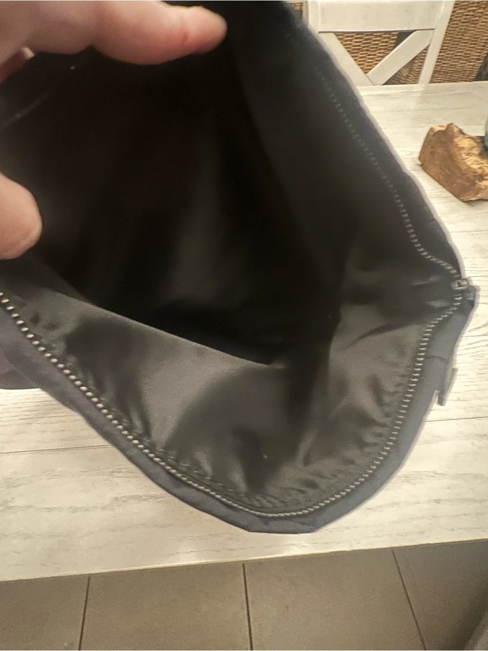 Lululemon Black Messenger Bag